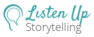 Listen Up Storytelling Logo